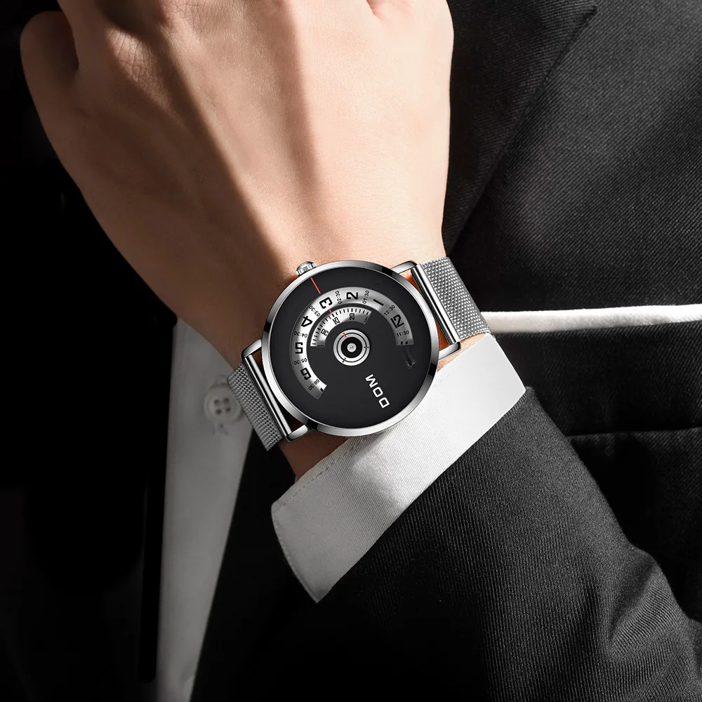 Часы DOM мужские спортивные Брендовые повседневные Роскошные модные