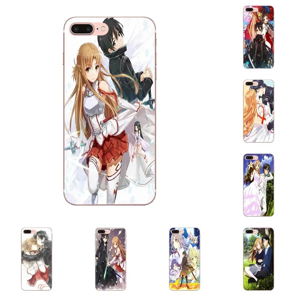 Японское аниме Sword Art Online для Samsung Galaxy Note 8 9 10 Pro S4 S5 S6 S7 S8 S9 S10 S11 S11E S20 Edge Plus Ultra 2019 |