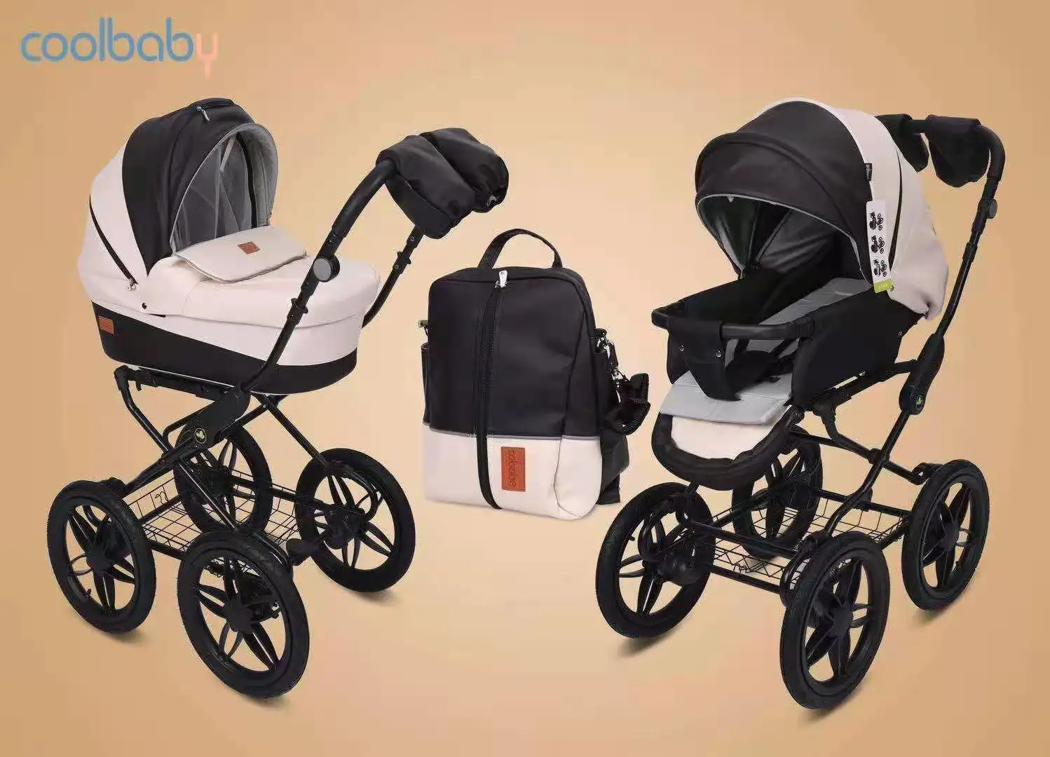 Een effectief Onophoudelijk Pef Cool Baby Grote Wiel Land Sacpe Kinderwagen Reiswieg Gratis|carrycot| -  AliExpress