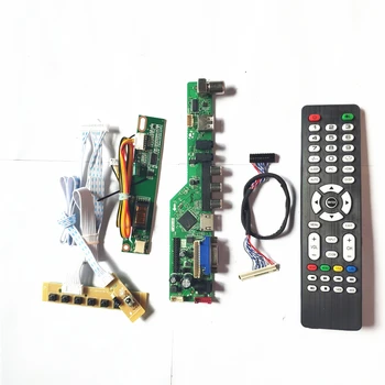 

For B154EW02 V6 V7 VGA HDMI AV USB RF T.V56 controller board 1CCFL 30Pin LVDS Remote+Inverter+keyboard LCD display panel DIY kit