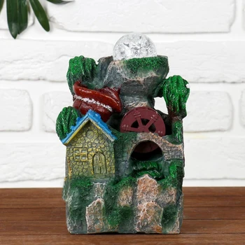 

Fountain "House in the Tropics" 11x14x19 cm (backlit) 4637318