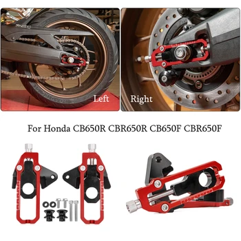 

Motorcycle Left& Right Chain Adjusters Tensioner Catena w/ Spool For Honda CBR650F CB650F 2014-2016 CB650R CBR650R 2019 2020