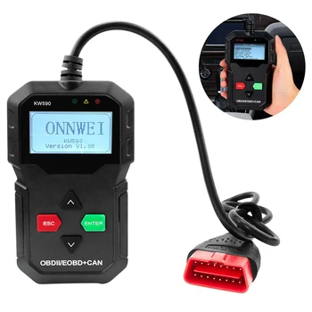 

OBD Diagnostic Tool KW590 OBDII CAN Car Code Reader automotive OBD2 Scanner Support OM123 AD310 Auto scanner