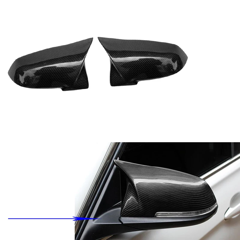 

1 Pair Carbon Fiber Side Mirror Cover Caps for BMW X3 X4 X5 X6