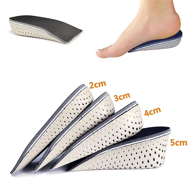 2 Pairs Of Heel Lift Inserts Height Boost Insole Invisible Boost Insole  Silicone 3 Layer Heel Support Height Adjustable Shoe Pads Foot Pads For  Shoes