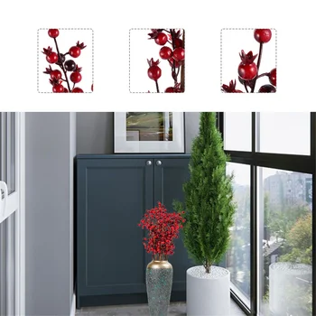 

3 Pcs Flower Decor Artificial Flower Fake Flower Simulation Flower Flower Branches for Xmas Vase Home