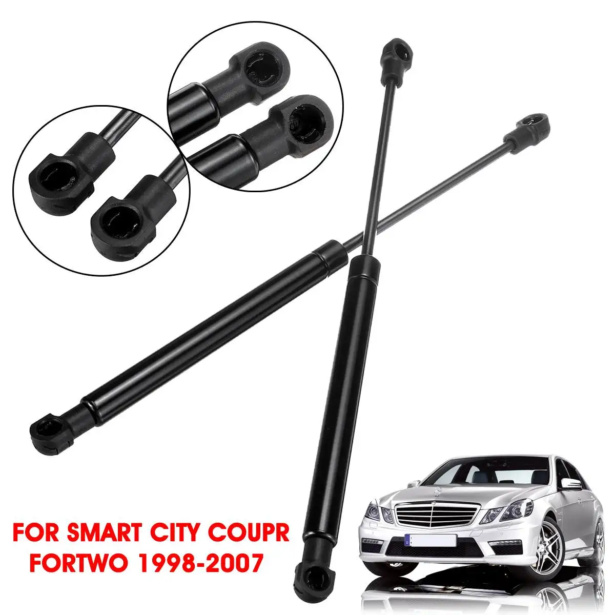 

Autoleader 1Pair Car Front Bonnet Hood Lift Support Shock Gas Struts Rod Auto Lift Spring Support For SMART CITY COUPE 1998-2007