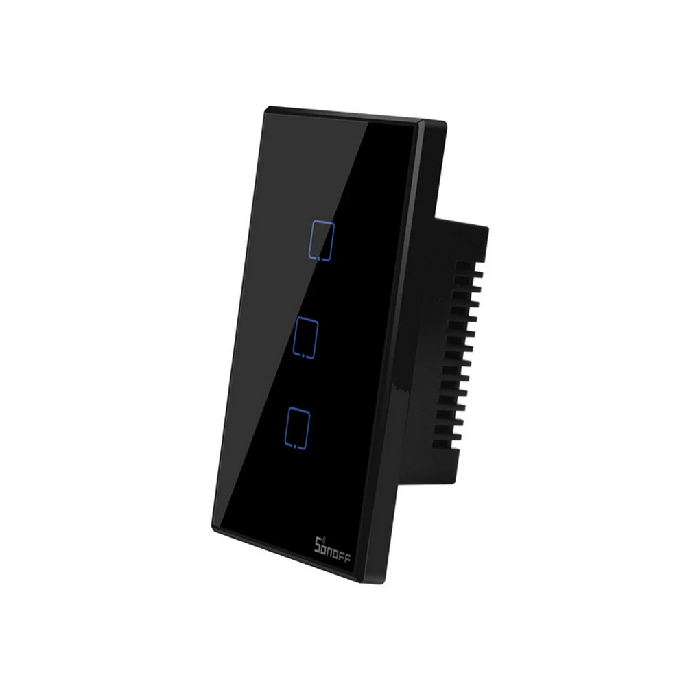 SONOFF 1/2/3 умный переключатель Беспроводной Wifi сенсорный контроллер с ПДУ для светодиодной ленты RF управляемый коммутатор нам Стандартный для Google Дом Гнездо Alexa