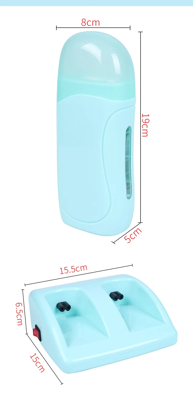 Ce Certificate Two Seat Roll-On Wax Machine Roll On Depilatory Waxing Wax Heater