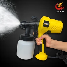 Чжуй TU Высокое качество Электрический пульверизатор 220V 400 Вт высокой мощности Мощность дома Electric Paint спрей пистолет-распылитель для автомобиля мебель для распыления