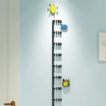 

Growth Chart Sticker Living Room Wall Sticker Kids Home Decorations Diy Stickers Children Height Measurement Mural Poster B