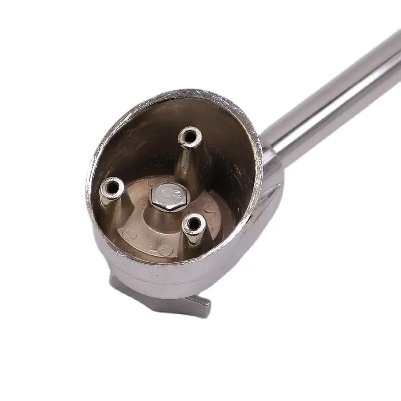 Bass Drum Spurs Bass Drum Feet Accessory 30mm Hole To Hole Distance Silver Color 1 Pair