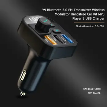 

Hot New Car FM Transmitter MP3 Player For Bluetooth Wireless Handsfree Car Modulator Adapter USB Charger
