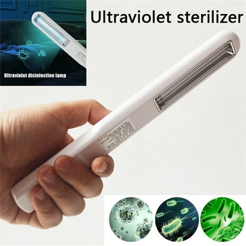 

Portable UVC Germicidal Lamp Home Travel Disinfection USB UV Light sterilizer