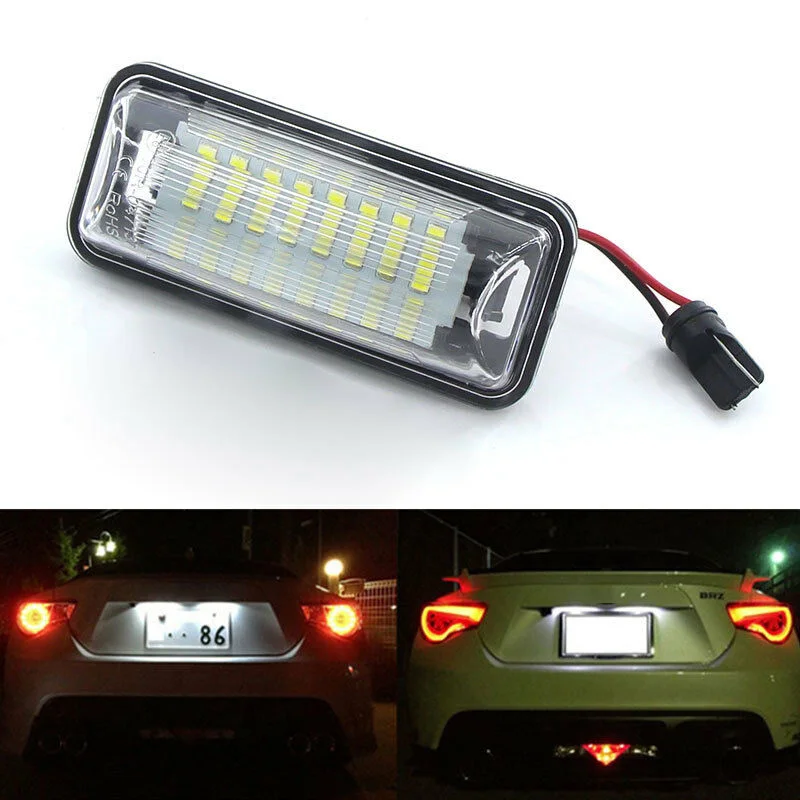 2X LED Number License Plate Light For Toyota FT-86 GT86 Subaru BRZ WRX Forester | Автомобили и мотоциклы