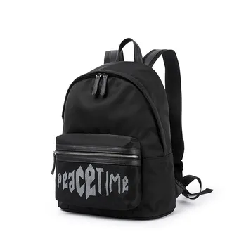 

Korean version of the college wind male student wild high school college student schoolbag trend travel double backpack bookbag