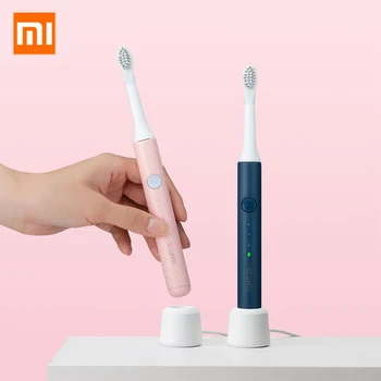 

XIAOMI MIJIA PINJING Sonic Electric Toothbrush DuPont Ultrasonic Teeth Whitening Cleaner IPX7 Waterproof USB Inductive chargin