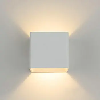 

NEWKBO Hot dimmable LED wall lamp square high quality 5W home living room bed room LED aluminum decoration wall lamp