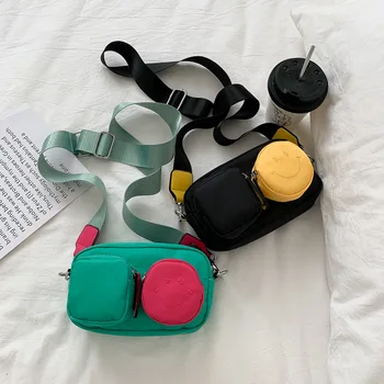 

women's bag for woman 2020 New Design Texture Bag Fashion Color Contrast Messenger Bag Versatile Single Shoulder Camera Bag