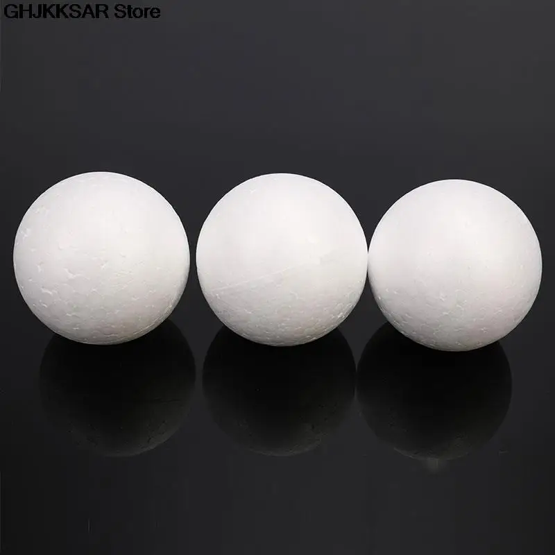DIY 파티 웨딩 공 분야 장식 공예, 70MM 모델링 폴리스티렌 스티로폼 폼 공 장식 용품, 10 개