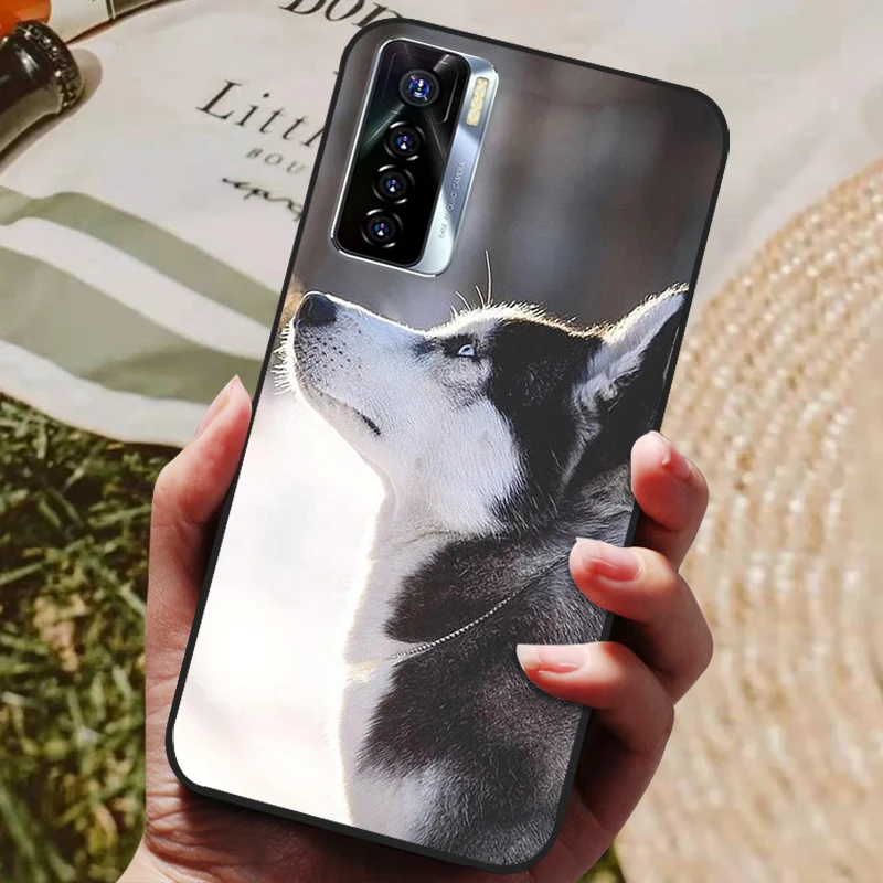 Silicone Back Cover Phone Case with Soft Bumper Coque