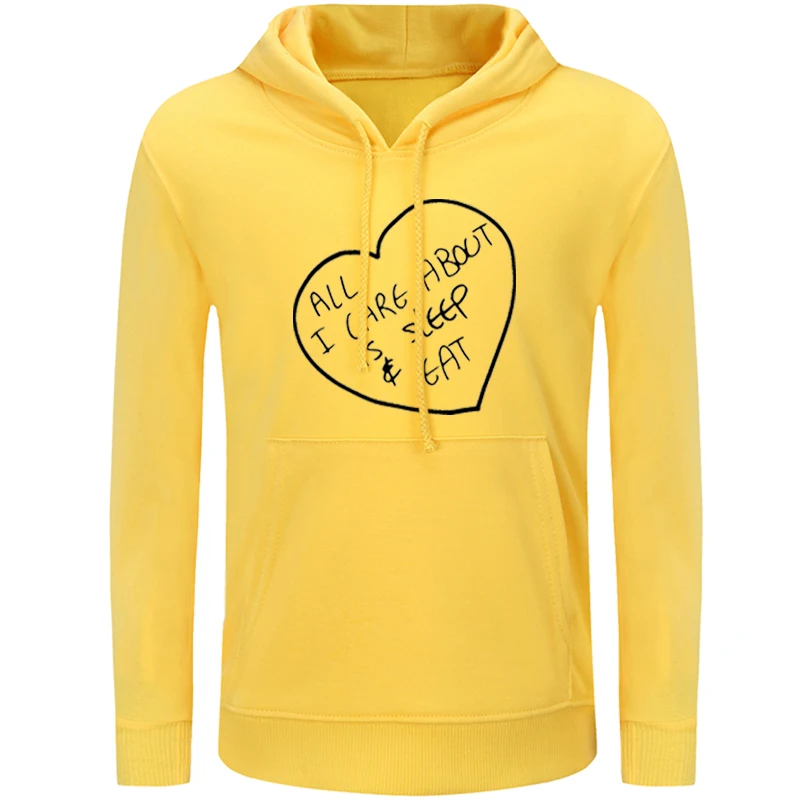 icWM101Y Я люблю спать с капюшоном Карма кары для грех собака надписи MOM Love Heart Для женщин толстовка с рисунком струны пуловер с капюшоном подарок - Цвет: icWM101Y