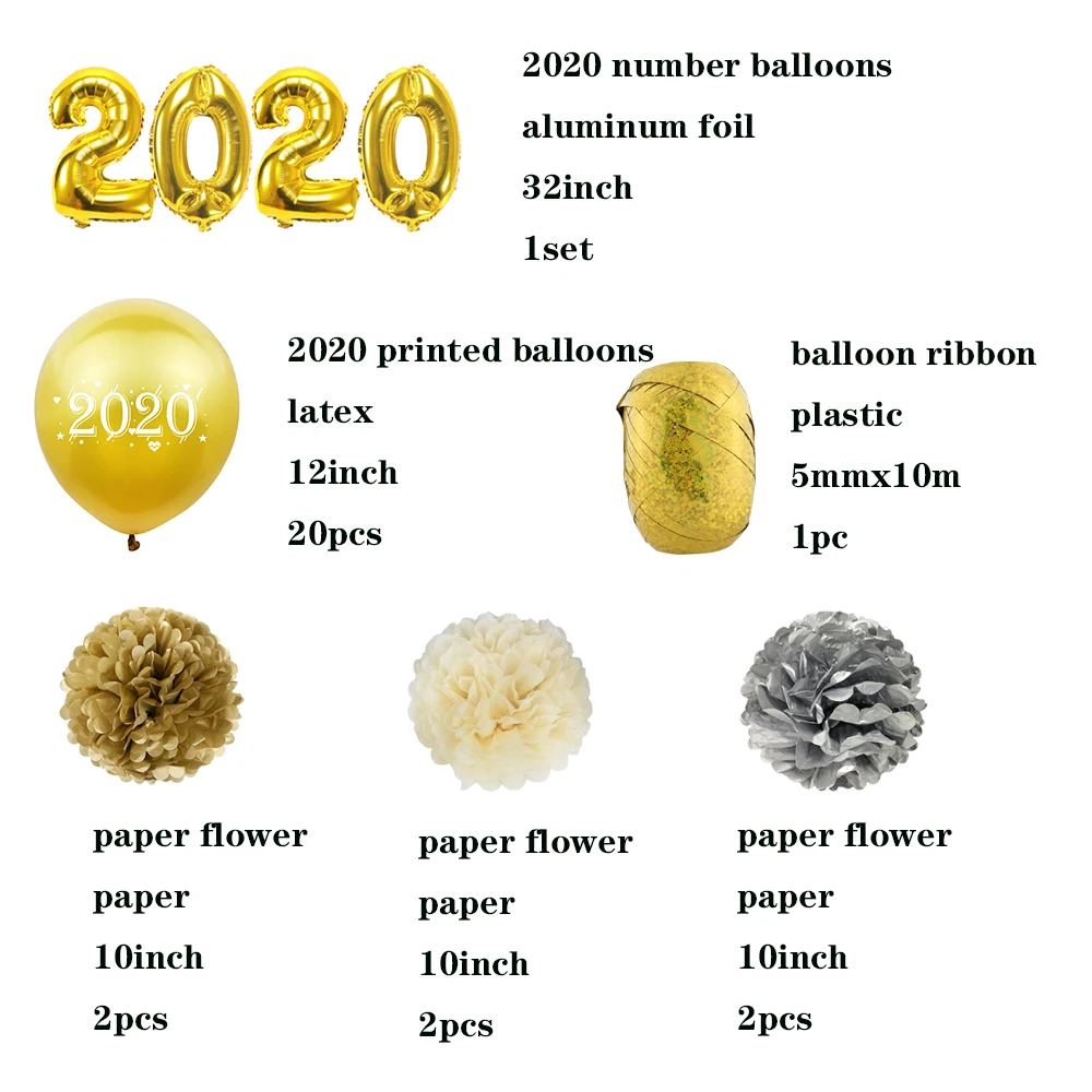 ZLJQ,, набор с днем рождения, украшение для вечеринки, бумажный шарик, цветы, свадебные принадлежности, Рождественский домашний декор, гелиевый балон
