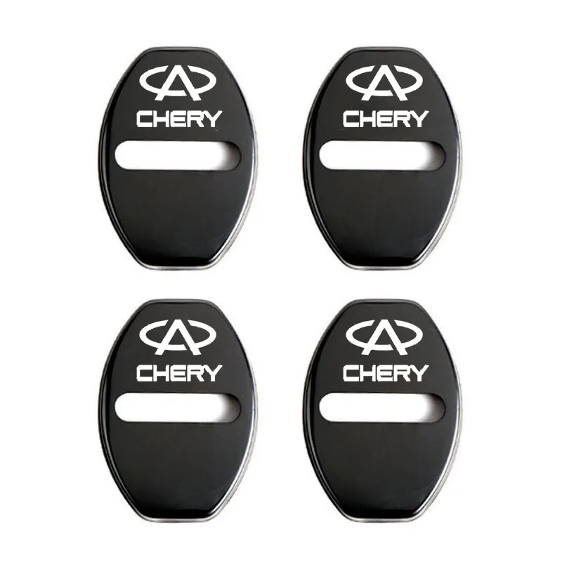 Car styling door lock covers for CHERY TIGGO 3 4 5 PRO 8 protective and decoration car accessories sticker car door lock cover car styling stickers
