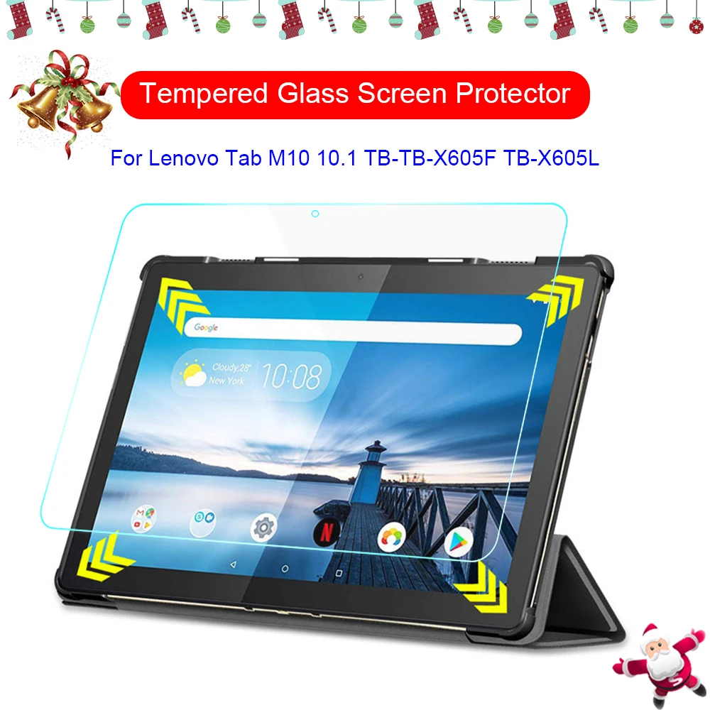 Для Lenovo Tab M10 10 1 ТБ X605F TB X605L защита для экрана X505F закаленное стекло|Защитные экраны