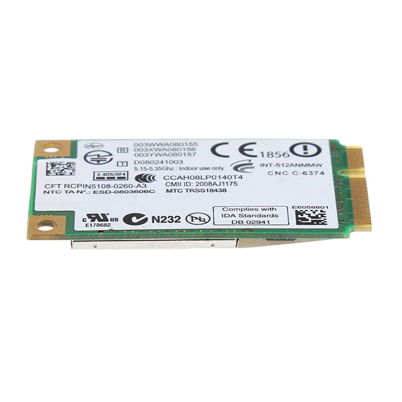 Для получения ссылки Intel 5100 WI FI 512AN_MMW 300 м Mini PCI E плата Wireless WLAN Card 2 4/Wi Fi 5 ГГц|Сетевые