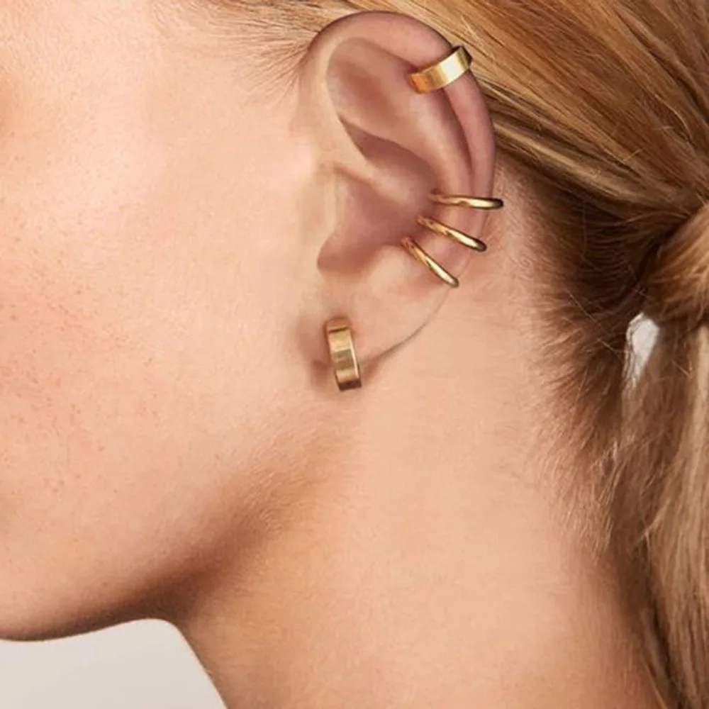 2PCS-Clip-on-Body-Nose-Lip-Ear-Fake-Retractable-Earrings-Hoop-Earrings-Septum-Ear-Studs-Women