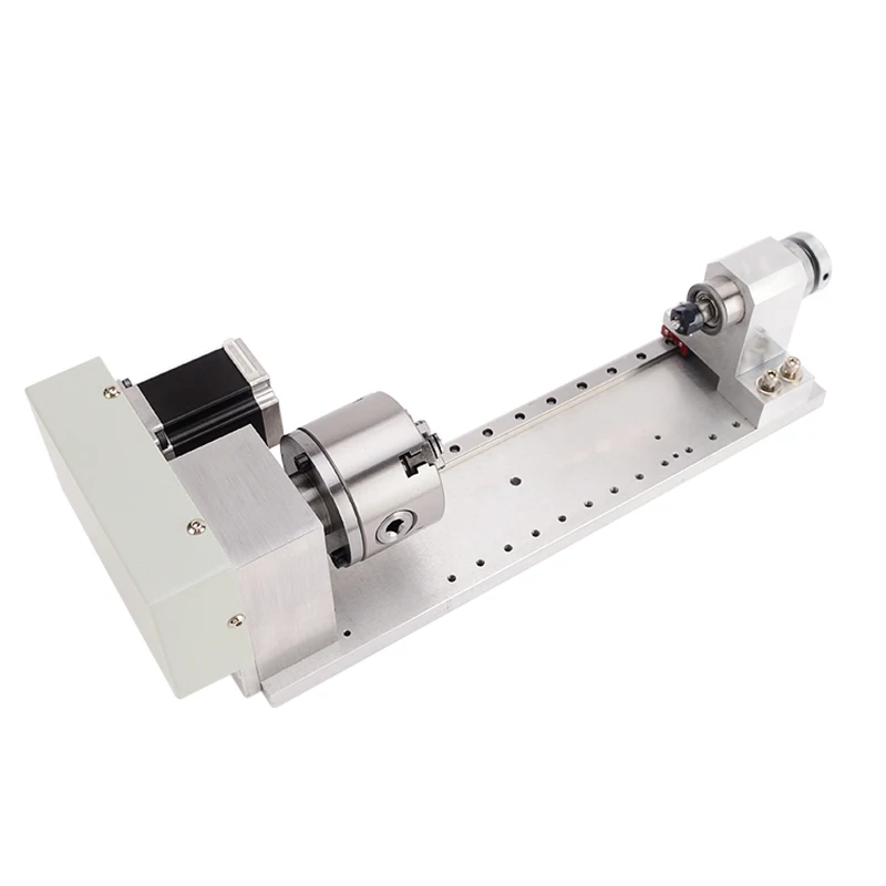 (Slide rail type) Engraving machine fourth axis, rotating axis, A axis, 4 axis, CNC indexing head, olive, core