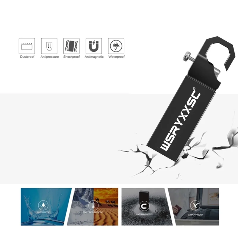 Металлический usb флеш-накопитель 32 Гб Водонепроницаемый 128 ГБ usb флеш-накопитель 16 Гб высокоскоростная карта памяти 64 Гб мини-флешка 8 ГБ 4 ГБ