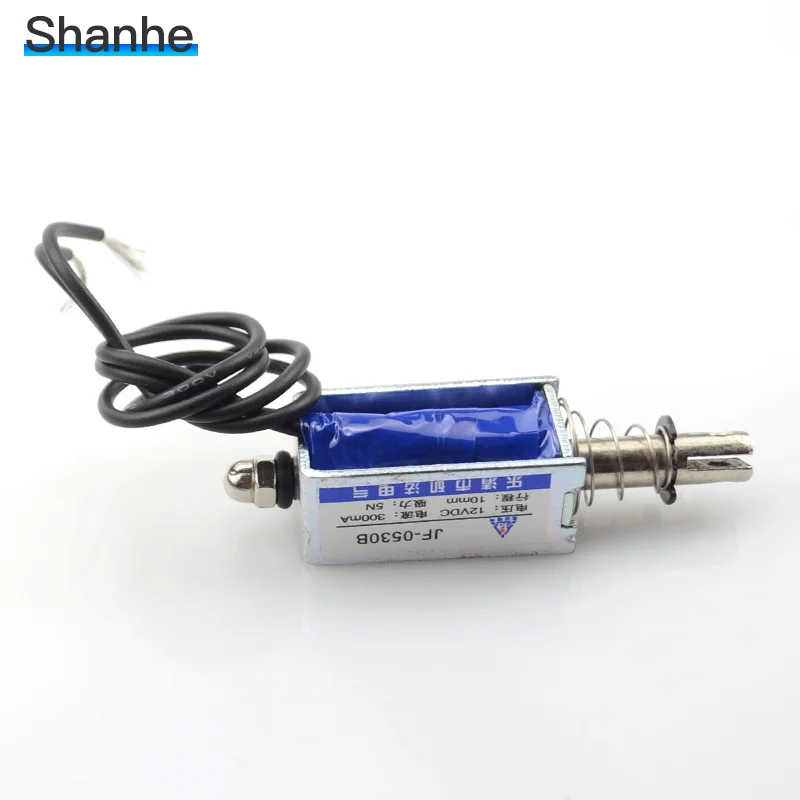 JF-0530B DC 6V 12V 24V Push& Pull Тип gangbei-0530B открытый рамочный Электромагнит keepping Force 5N Путешествия 10 мм линейный соленоид