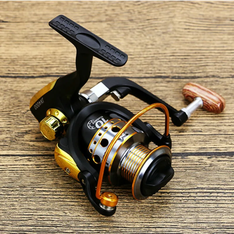 

5.1:1 Wheel Saltwater Reel JX1000-2000 Series Metal Reel Spinning Fishing Reel 10 BB Improved Wheel For Freshwater Sea Fishing