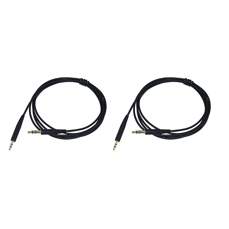 

2Pcs Stereo Jack Cables Replacement Cords for On-Ear OE2 OE2I QC25 QC35 Soundlink SoundTrue Headphones