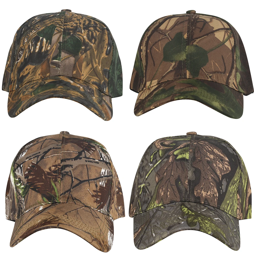 

Camouflage Baseball Caps Adjustable Camo Camouflage Cap Men Outdoor Hunting Camouflage Jungle Hat Tactical Hiking Casquette Hats