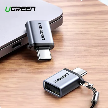 

Ugreen USB C Adapter Type C to USB 3.0 Adapter Thunderbolt 3 Type-C Adapter OTG Cable For Macbook pro Air Samsung S10 S9 USB OTG