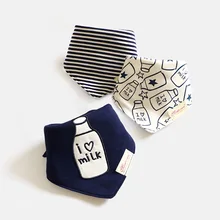 Детские нагрудники бандана водонепроницаемый хлопок высокого качества Babadores Para новорожденных Bebes слюнявчик для младенца полотенце для мальчиков девочек 3 шт./партия