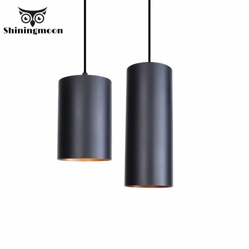 

Nordic Cylinder Vintage Pendant Lights Industrial Art Loft Dining Room Led Hanging Lamp Decor Living Room Kitchen Light Fixtures