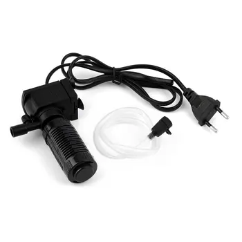 

Hot Mini 3 in 1 Aquarium Internal Filter Fish Tank Submersible Pump Spray EU New