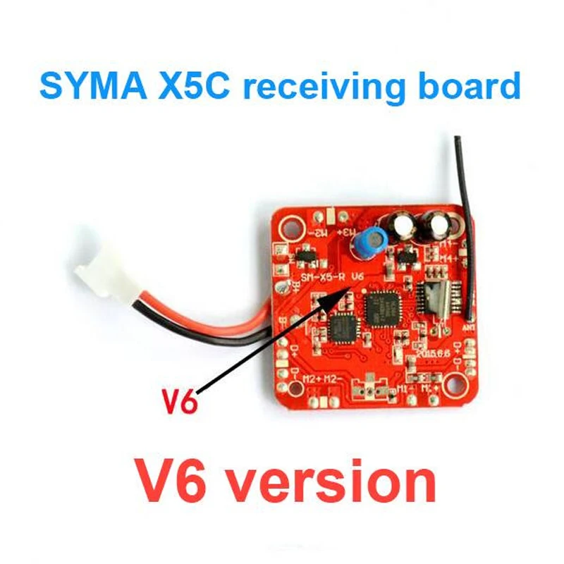 Оригинальный SYMA X5C приемная плата V6 версия схема SM X5 R Бесплатная доставка|syma x5c