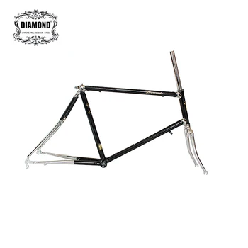 

20 inch bike frame Reynolds 4130 Chrome molybdenum steel road Bike frame Sliver lug frame customize 451 bike frame bicycle