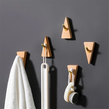 

2Pcs Nordic Beech Stainless Steel Gold Coats Hook Wall Hanger Key Holder Home Decor Bathroom Kitchen Tool for Clothes Bag Hat
