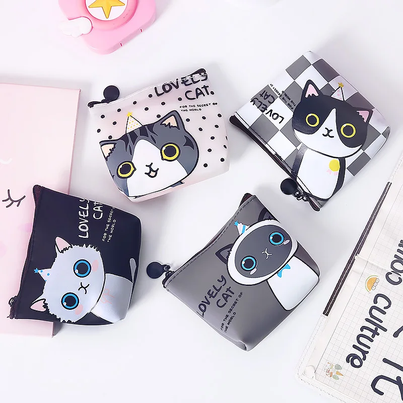 Мультяшная кошка Милая Корейская версия креативная Сумочка анти-Фруктовый гель нулевой кошелек сумка