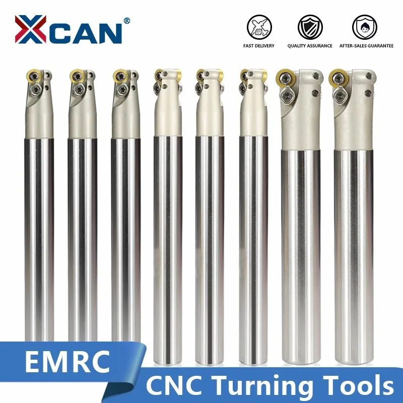 XCAN EMRC12/15/16/19/20 dos insertos de carburo RP, molino de extremo de aleación con abrazaderas, cenador, fresado de corte, mecanizado, fresa de nariz redonda|Fresa| - AliExpress