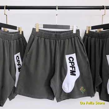 

CPFM Shorts 2020 Men Women Casual CPFM Shorts Classic Embroidery Cactus Logo Breechcloth High Quality Vintage Scanties