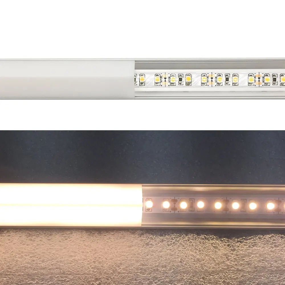 10 компл./лот 10 шт. x 1 м/3.3ft серебро 12 мм угловой монтаж LED Алюминий канал углу Алюминий LED профиль
