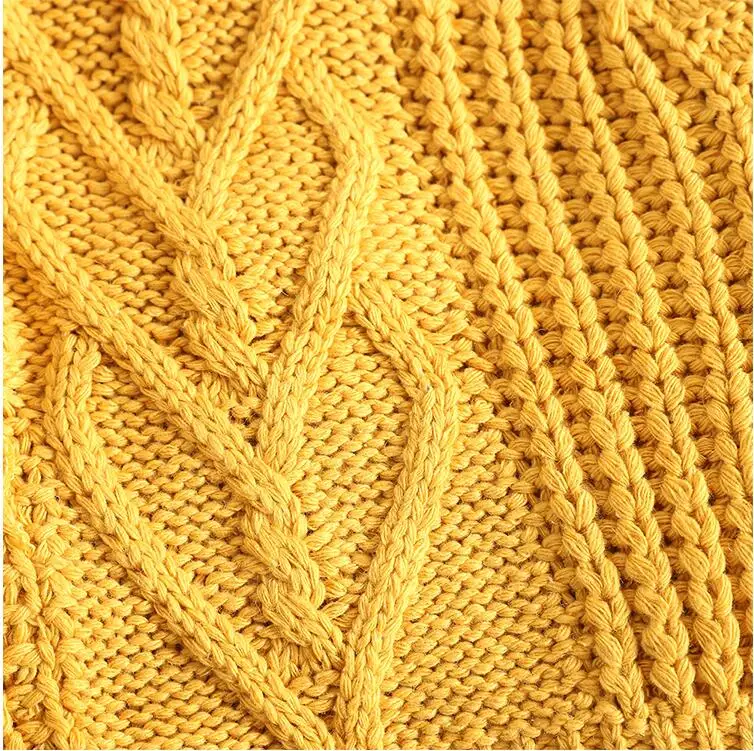 Женские осенне-зимние новые модные однотонные пеньковые веревки кардиган свитер женский свободный ленивый стиль вязаные свитера TB3153