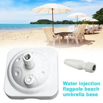 

Parasol Base Umbrella Stand Water Filled Weight Portable Outdoor Holder for Garden Backyard Patio Beach Sun Shelter Accessory